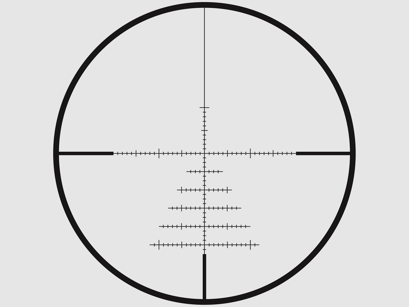 Conquest V6 5–30x50 ZBR - -1, (91) Ballistic Turret