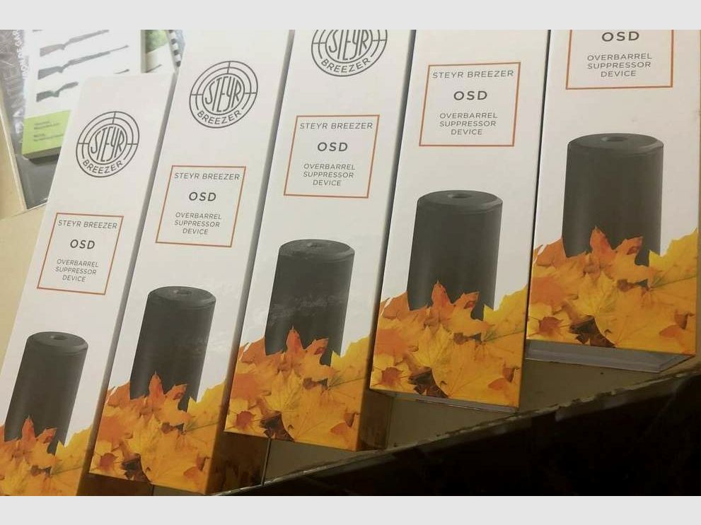 Schalldämpfer Steyr Mannlicher STEYR Breezer OSD M15x1 Kal. 30