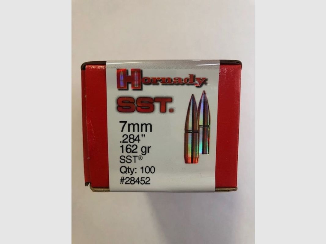 HORNADY Balles 7 mm GR 162 SST, image 1 sur 2