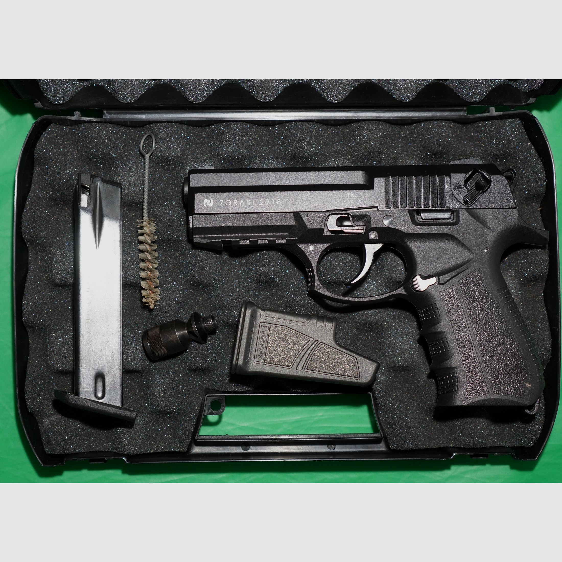 Zoraki 2918 pistola de fogueo cal. 9mm P.A.K. negra - antigua (PTB 986)