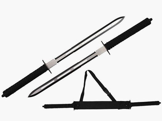 Ninja two-in-one sword with carrying strap