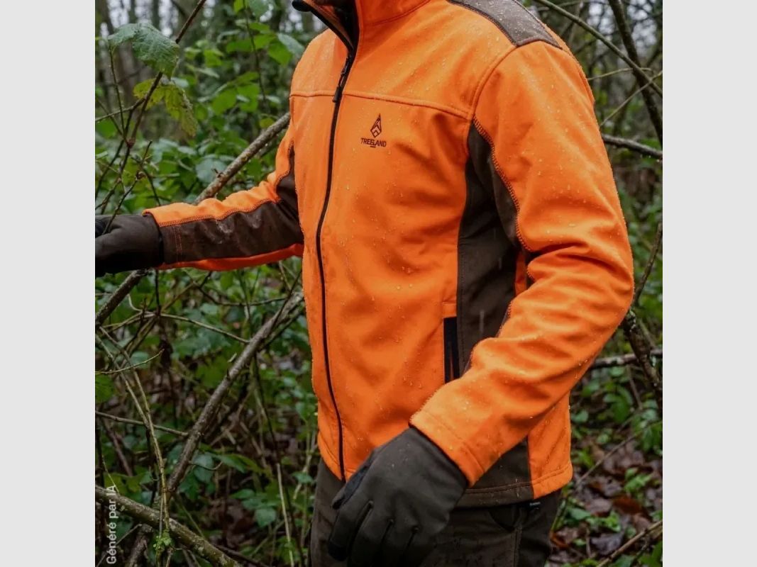Softshelljacke Eco T317 Orange/Grün - Vielseitig und Leicht, Bild 4 von 5