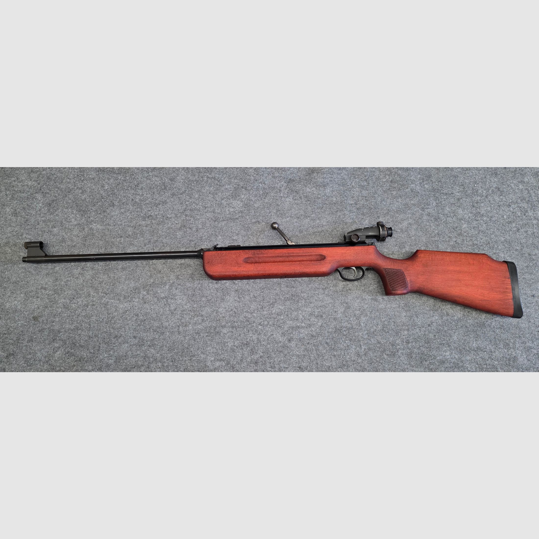 Q1 Slanted grain tunnel holder Haenel Mod. 3.112 with diopter and fine trigger loader cal. 4.5mm Diabolo 311 - 2