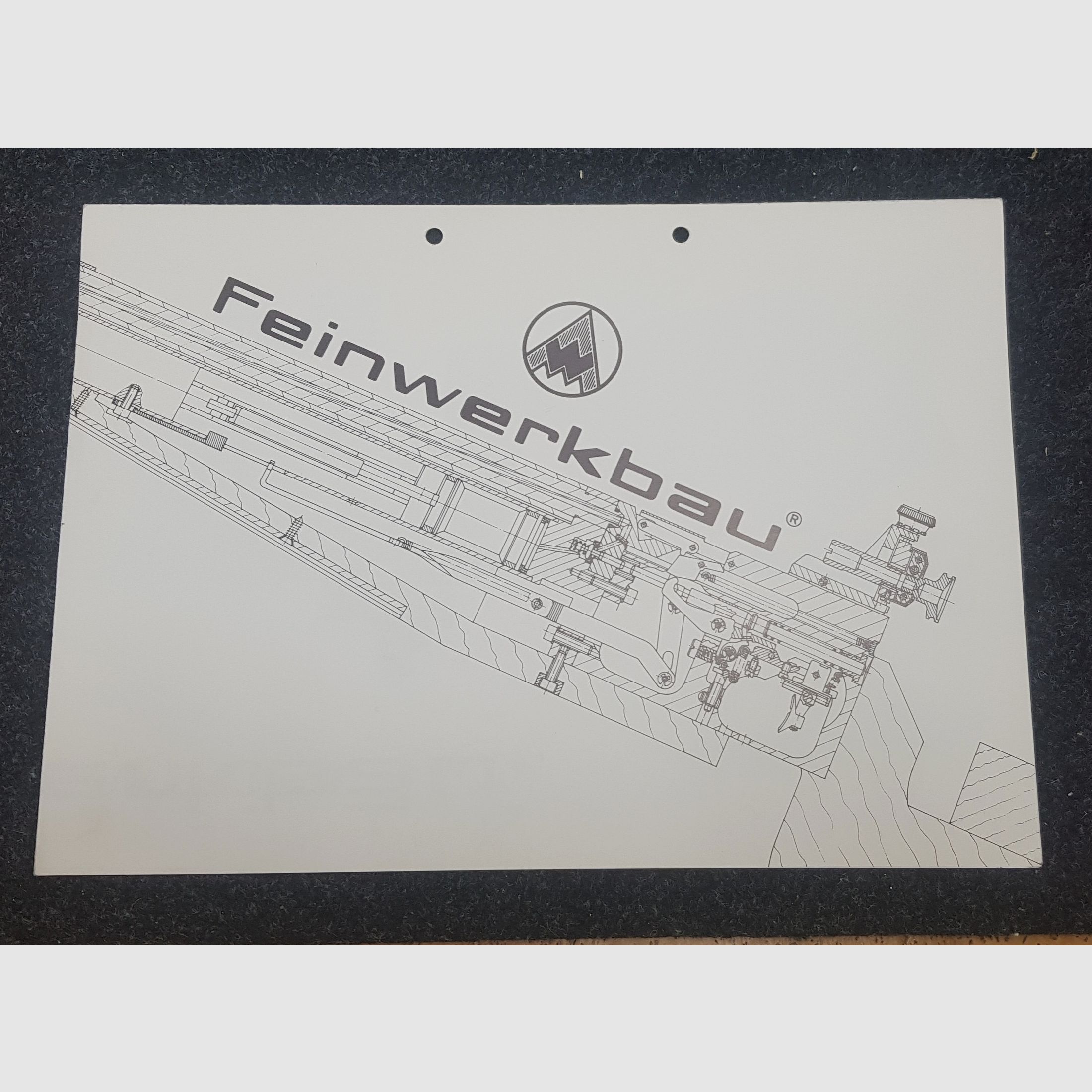 Feinwerkbau FWB Mod. 300 601 Plakat Poster Beschreibung Bedienungsanleitung Luftpistole Luftgewehr KK Gewehr Co2 Pistole siehe Beschreibung. Preis ab
