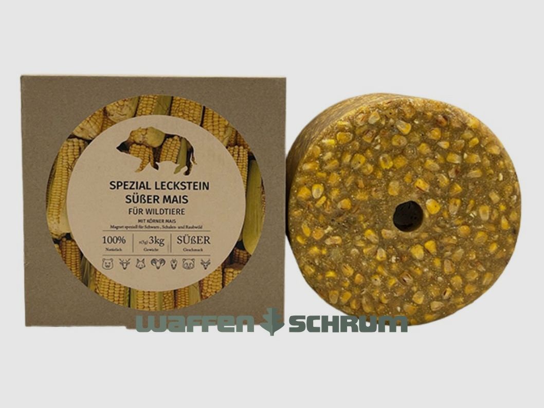 Wildlutscher Spezial Leckstein Süßer Mais 3 kg