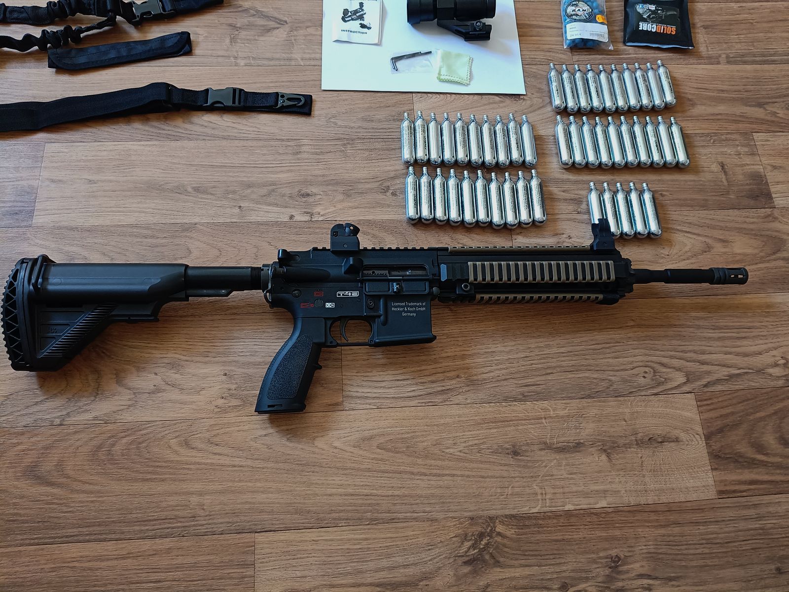 Umarex T4E HK416 cal.43  Sammlung Auflösung TPM1 Glock 17