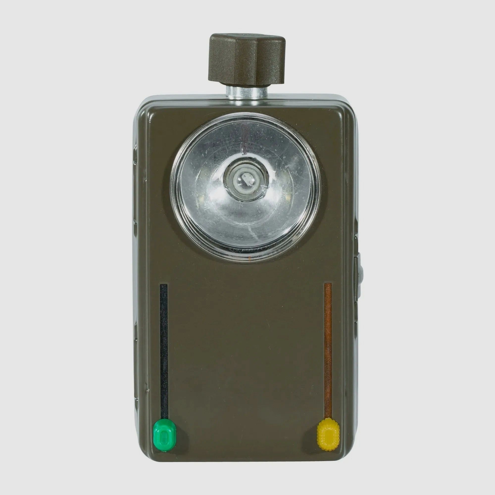 Bundeswehr Original BW Taschenlampe zweifarbig oliv gebraucht