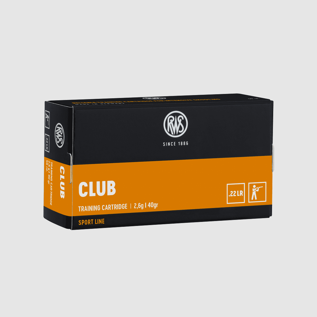 RWS .22lfb Club 2,6g - 50 stuks.
