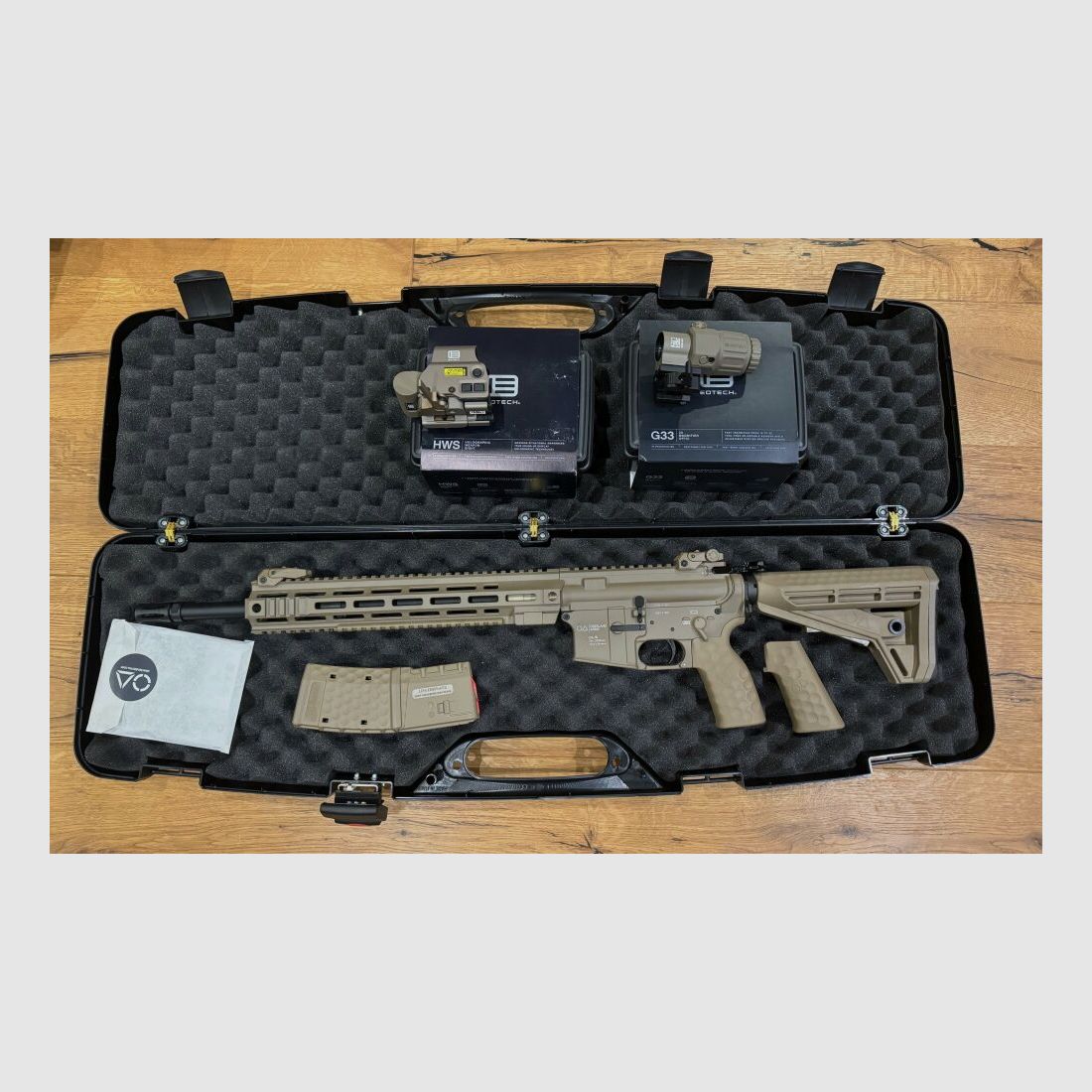Oberland Arms OA-15 PR in 16,75" in FDE mit EOTECH EXPS3 -0 tan + G33 tan KSK-Spezial