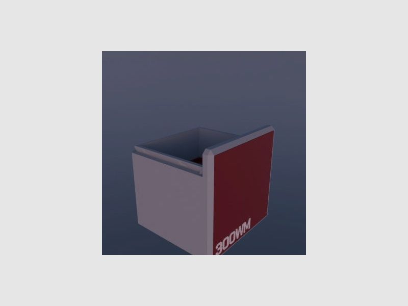 Filamelt Munitionsbox / .300 Win Mag / ‘Schiebedeckel’ / Patronenbox, Ammo Box