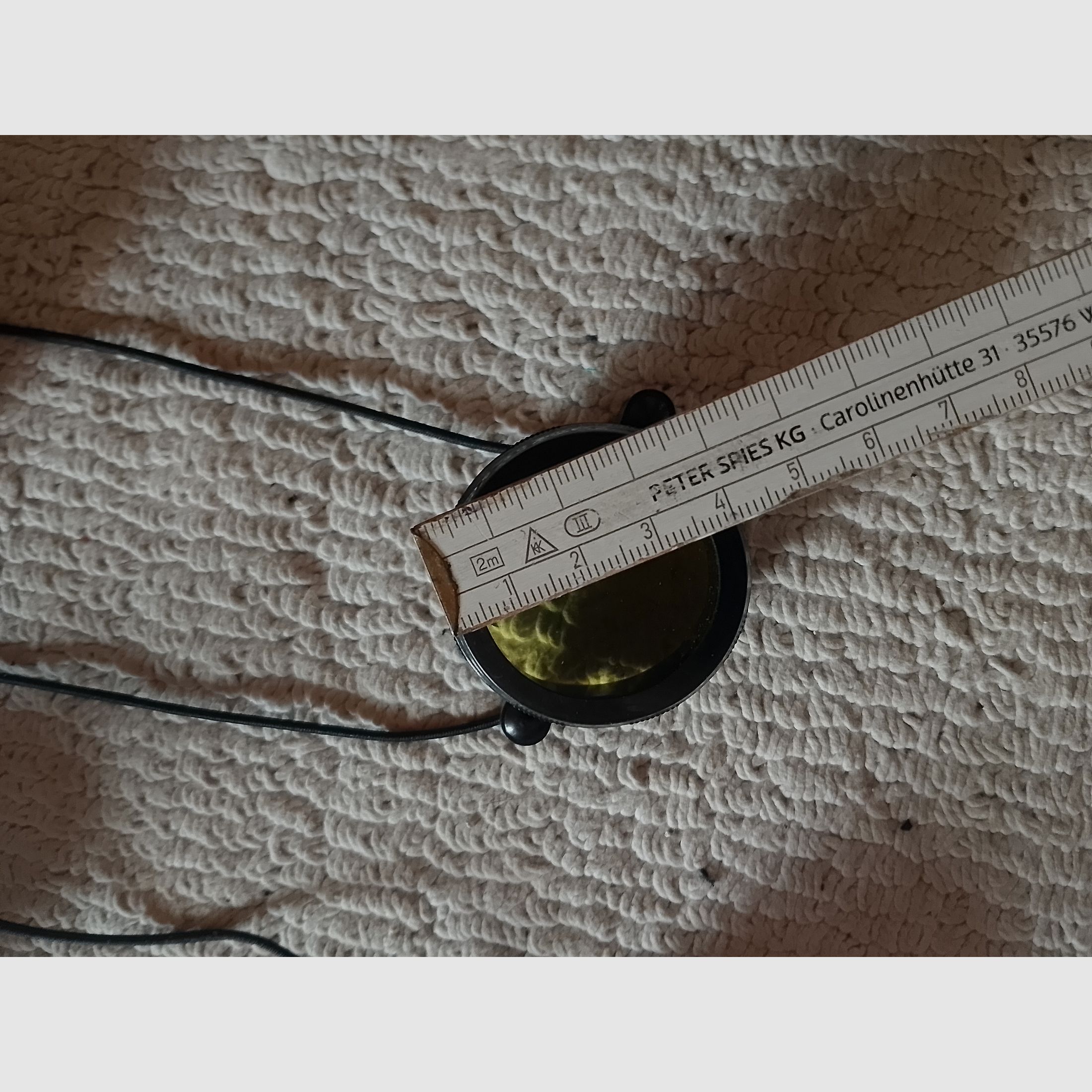 3 x Schutzkappen gelb klar Zielfernrohr Gummiband Kappen Fernglas Fernrohr Staubschutzkappen Okular Schutz Klarsicht