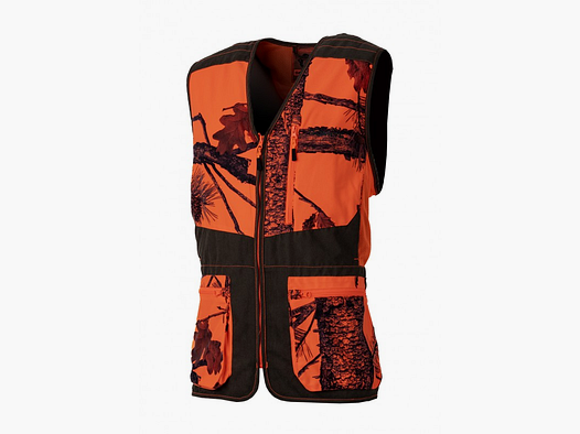Gilet Somlys Classy camo arancione marrone