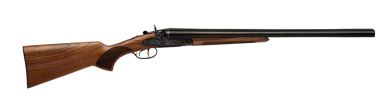 Huglo HRZ Over-and-Under Shotgun 12/76 with Walnut Stock & Cylinder Choke