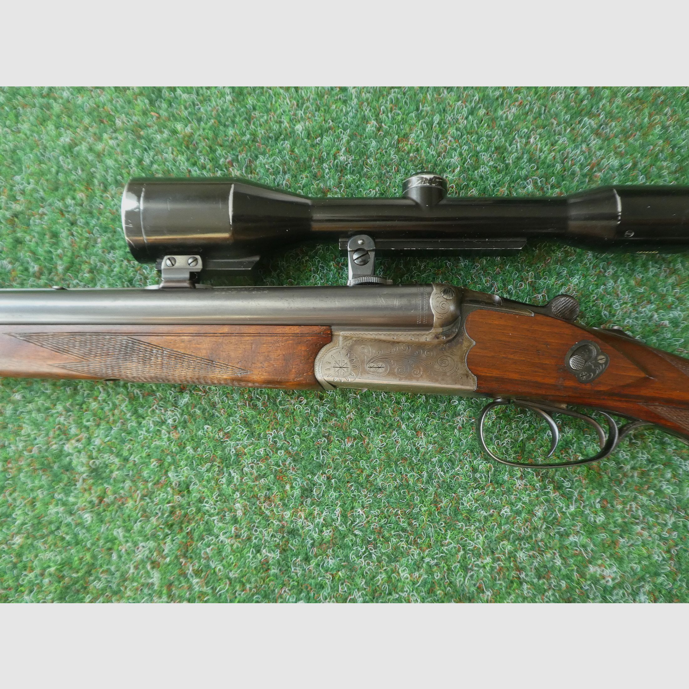 Suhler Drilling Mod 32 im Kaliber 16/70 und 7x57R, Q1 gestempelt