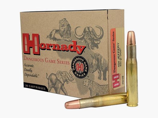 Balles Hornady Dangerous Game 404 Jeffery 423 400GR DGS