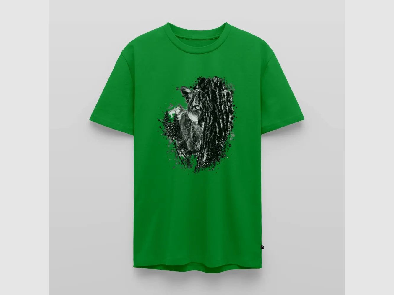 PUMA Men´s Premium T-Shirt „Lauernder Puma"