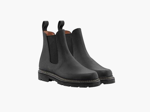Chaussures en cuir Quercy noire Aigle