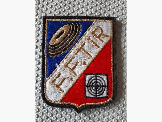 Aufnäher, Französisches  Verbandabzeichen, Schießsport F.F. TIR