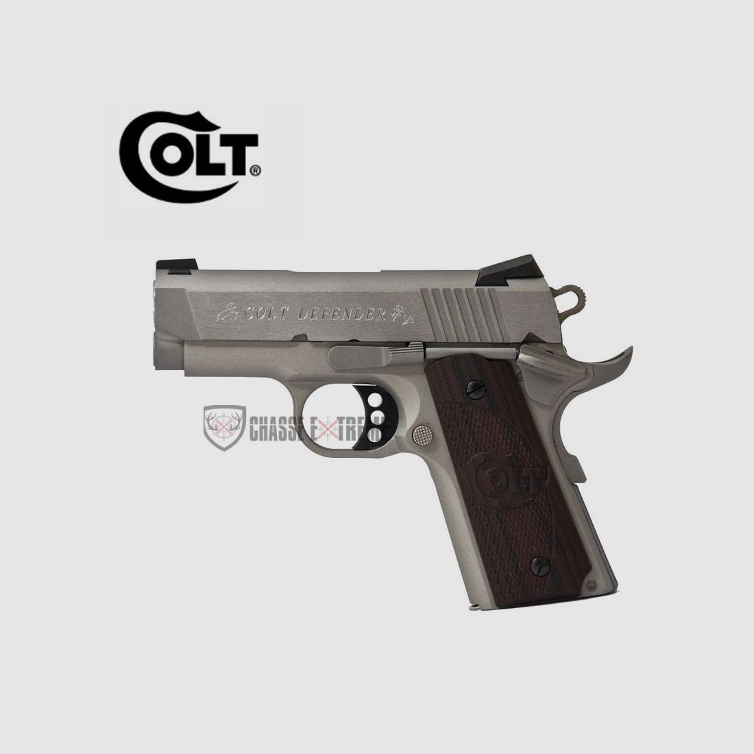 Pistolet COLT Defender 3" Cal 45 Acp Anodize Stainless