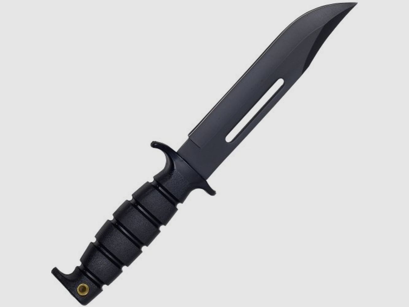 Couteau de combat avec lame revêtue