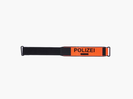 ETZEL "POLIZEI" Armbinde HIGHVIZ, Orange