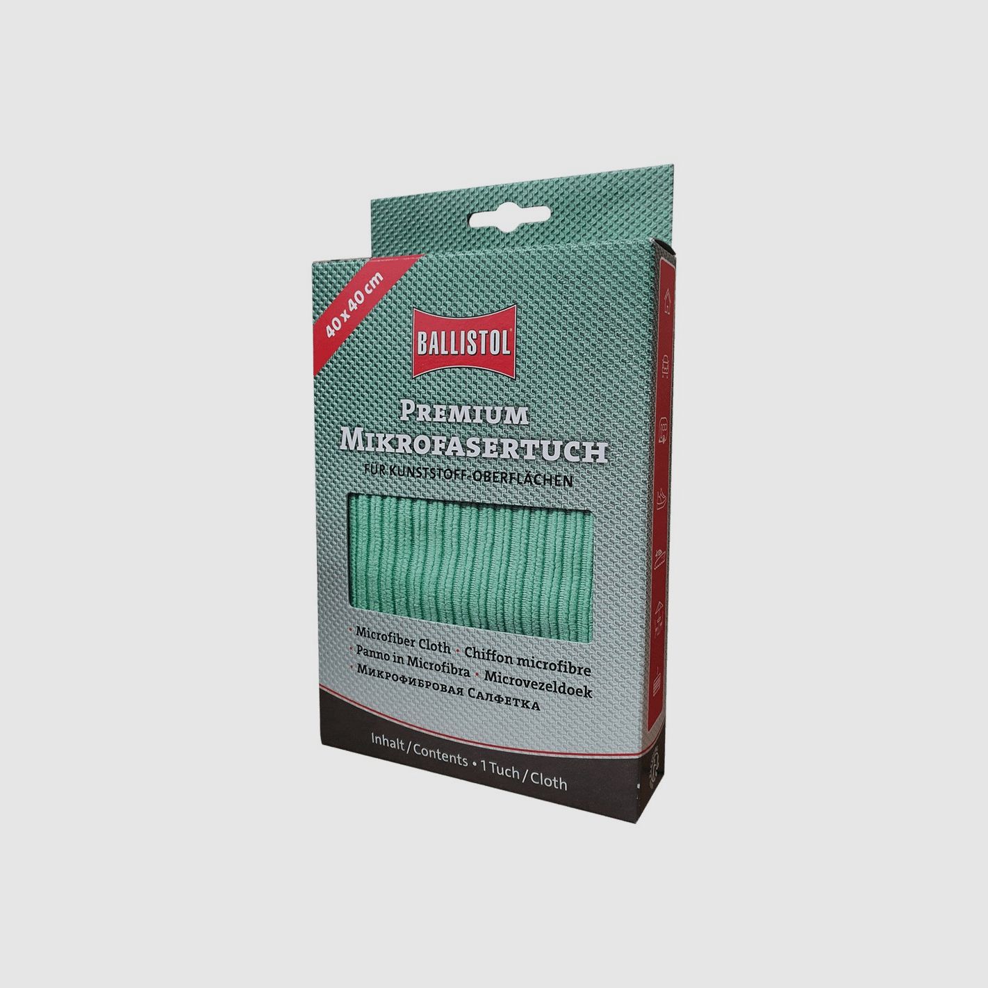 Panno in microfibra Ballistol 40x40 premium 2 in 1, immagine 1 di 2