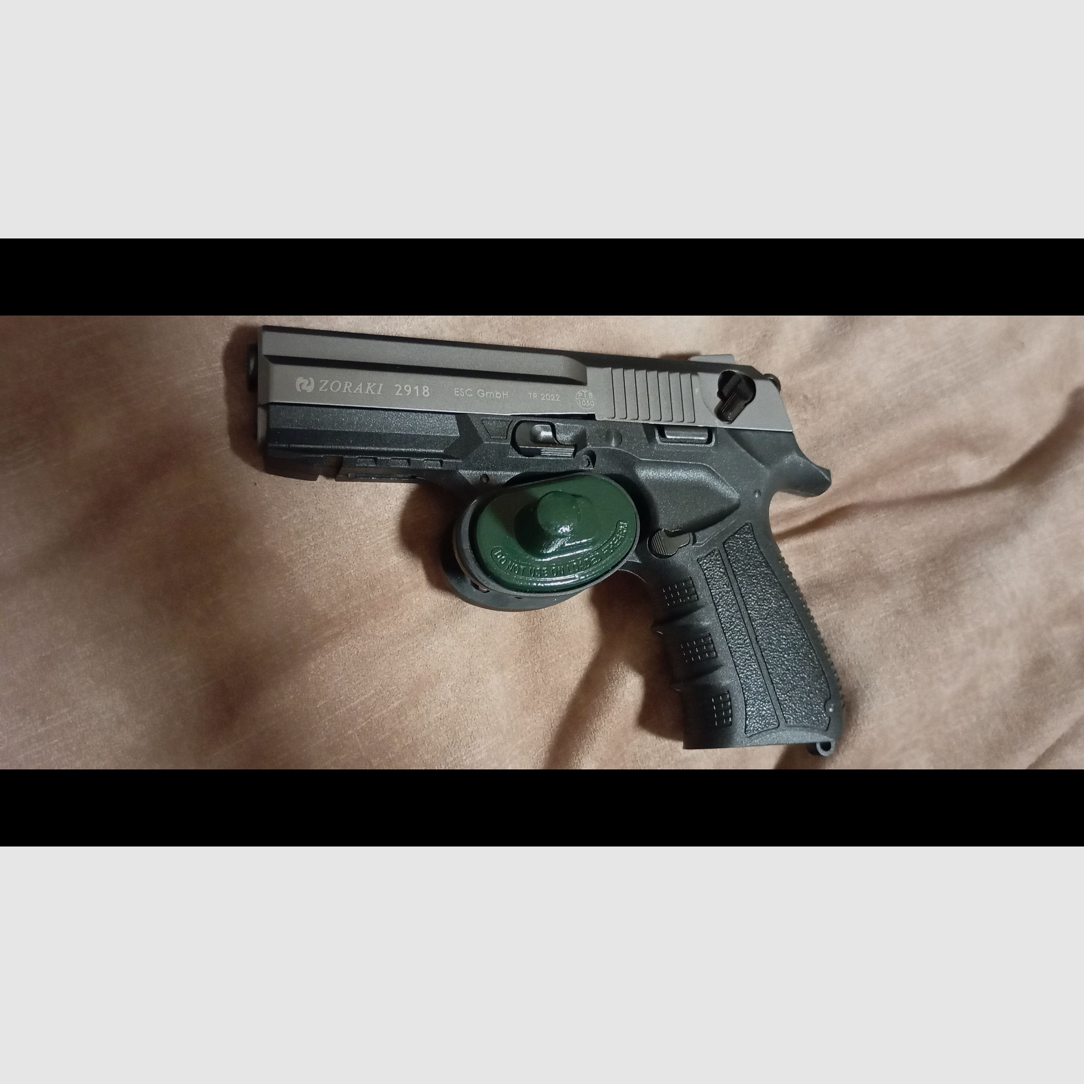 ZORAKI 2918 Cal. 9mm P.A.K. pistola a salve