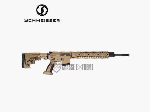 Schmeisser AR15 DMR RAL 8000 18" Cal 223 Rem Tan