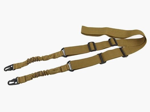 Tactical Gun Sling 2 pkt Bungee - Coyote [8FIELDS]
