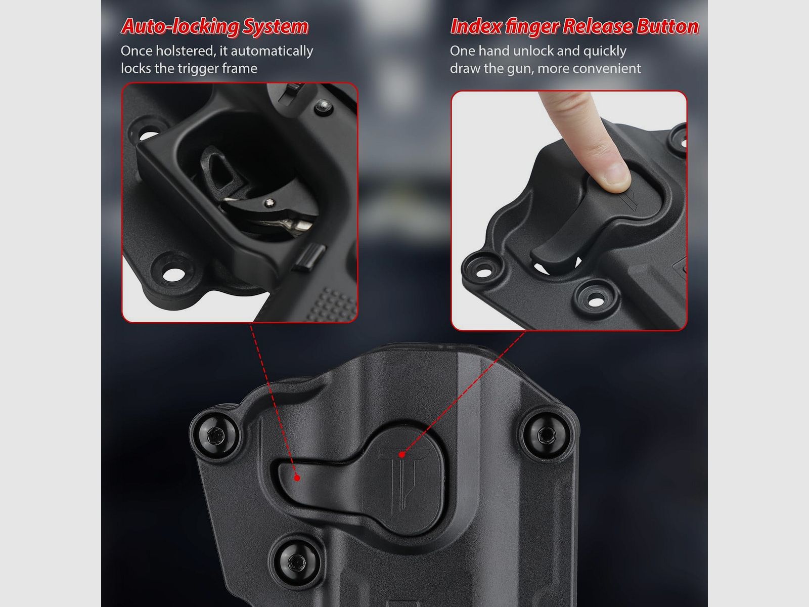CYTAC GEAR – MEGA-FIT HOLSTER GEN 1, immagine 5 di 7
