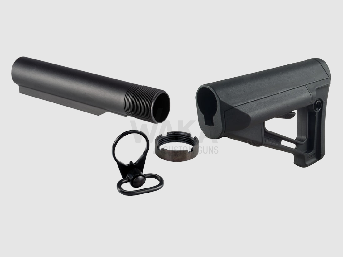 Kit Magpul STR sur adaptateur M4, noir, image 1 sur 5
