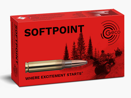 Geco Softpoint .308 Win. Partial jacket 11.0g 170grs. Rifle ammunition 20 pcs.