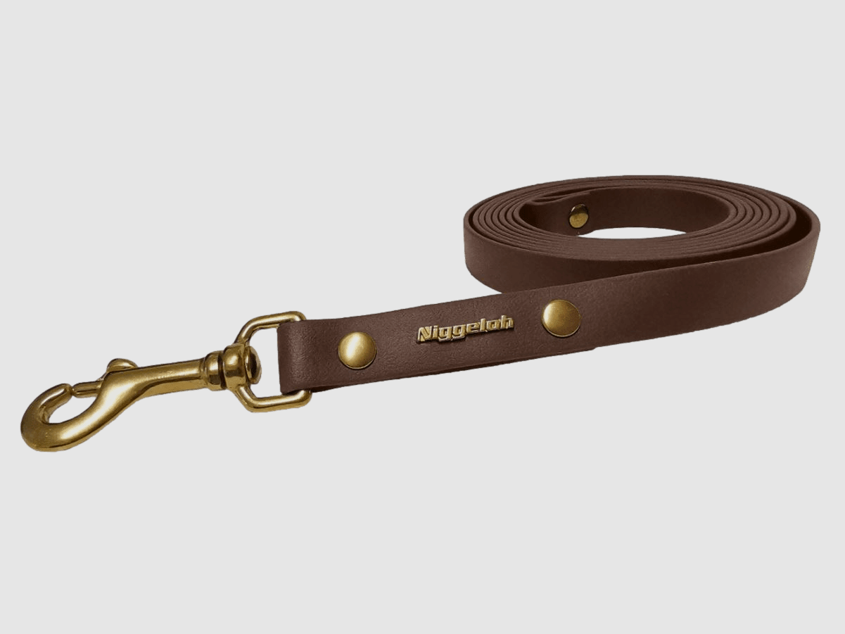 Laisse de traîne et d'entraînement Niggeloh BioThane Noble