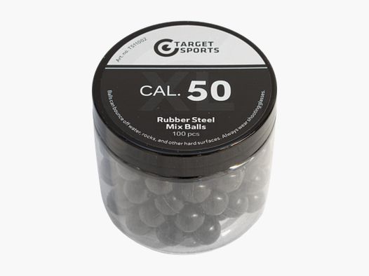 Target Sports Gummi-Stahl-Mix | .50 Defense | 100 Stk.