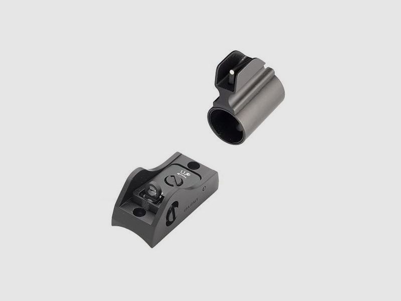 T/S Visierset Ghostring m/Dot weiß