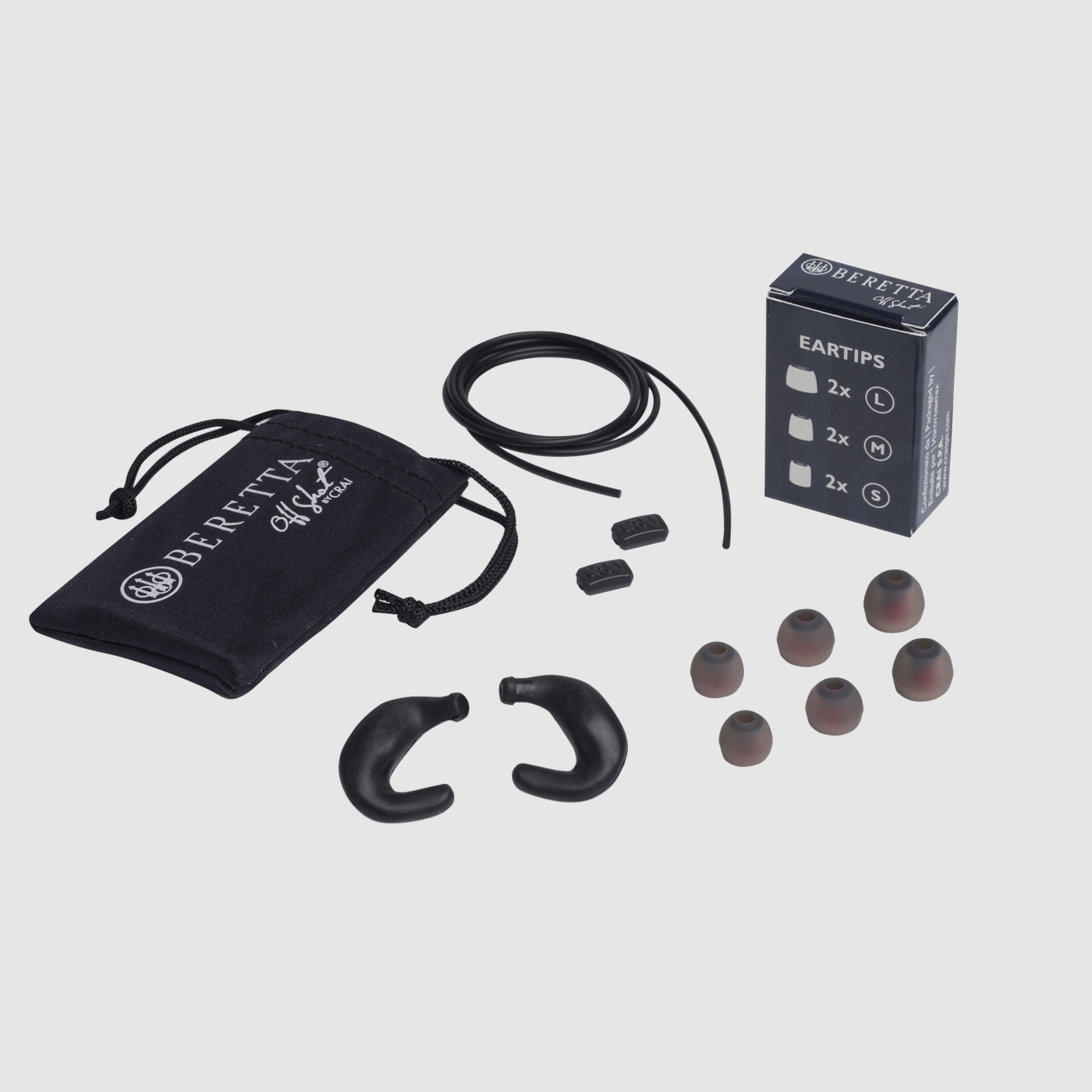 BERETTA Earplugs Mini Headset E2 Black, image 1 of 2