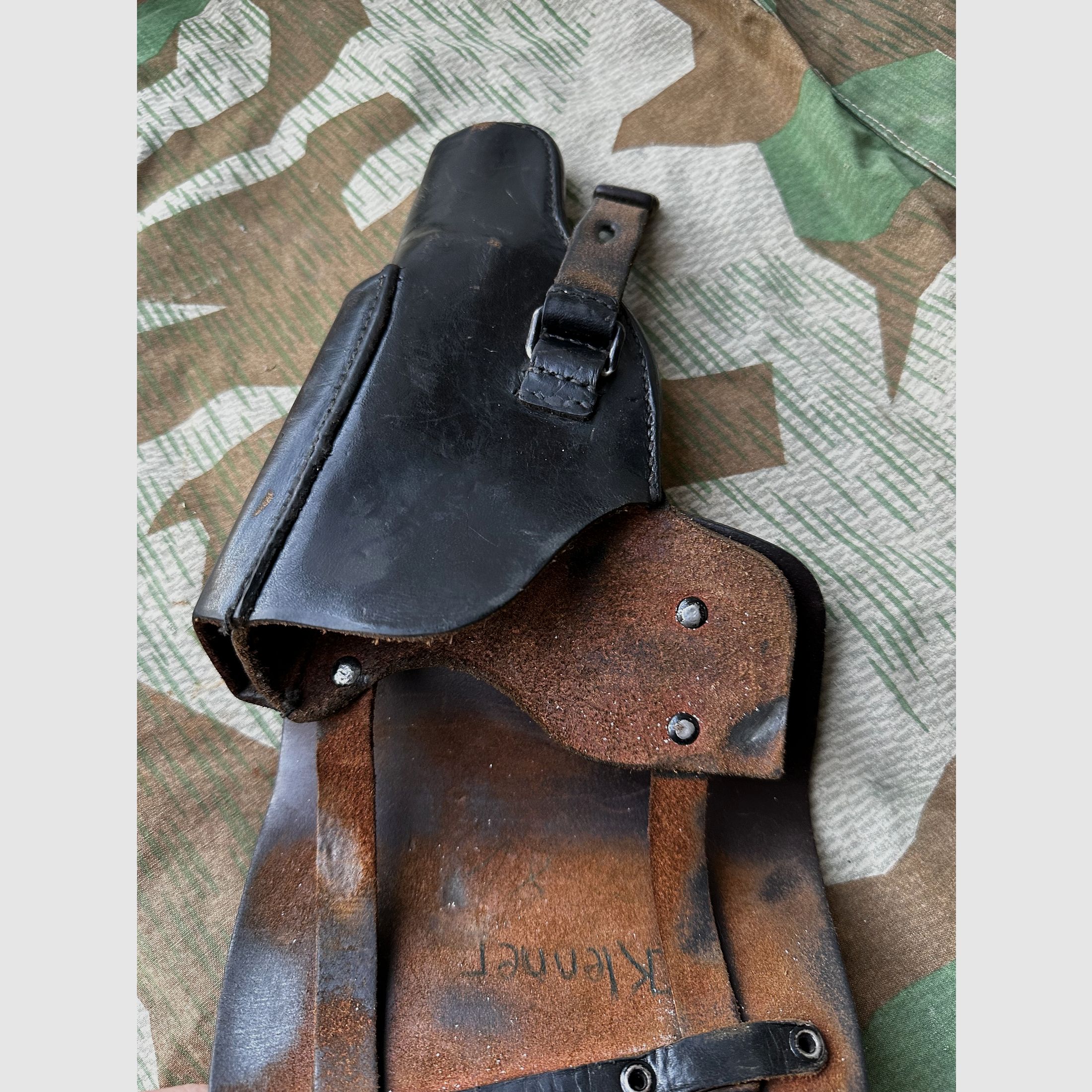 Pistolen Holster P38 Wehrmacht BGS Polizei 50er Jahre 