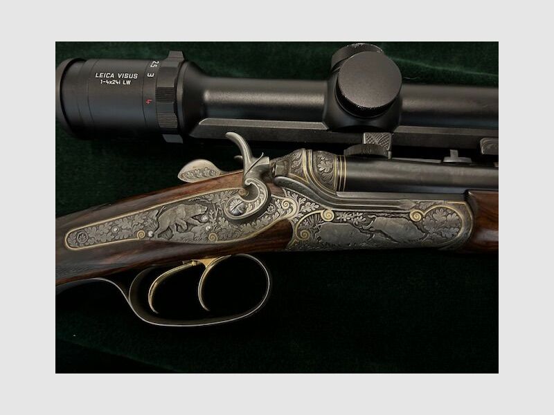 Ferlach Juch rifle de doble cañón