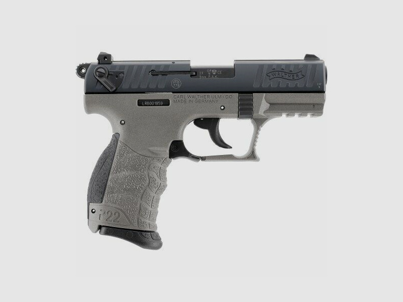 Walther P22Q 9 mm P.A.K. Meteor Gray