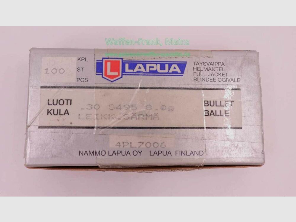 Lapua / Finnland Büchsengeschosse