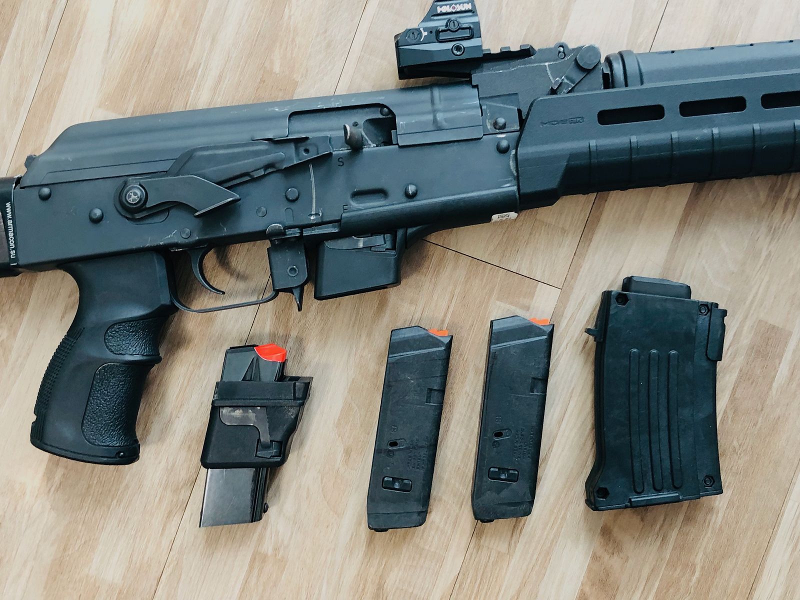 Nova Modul/Chiappa Rak9 complete package, Ak47, AK-47, AK 9mm Luger carbine, AK9, Nak9, self-loading rifle