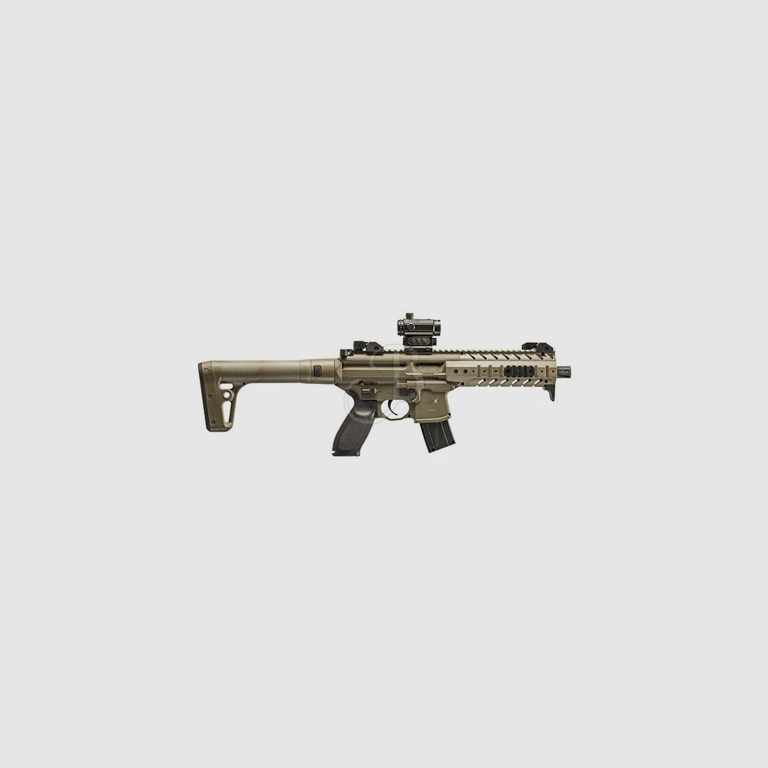 SIG SAUER MPX FDE mit Rotpunktvisier