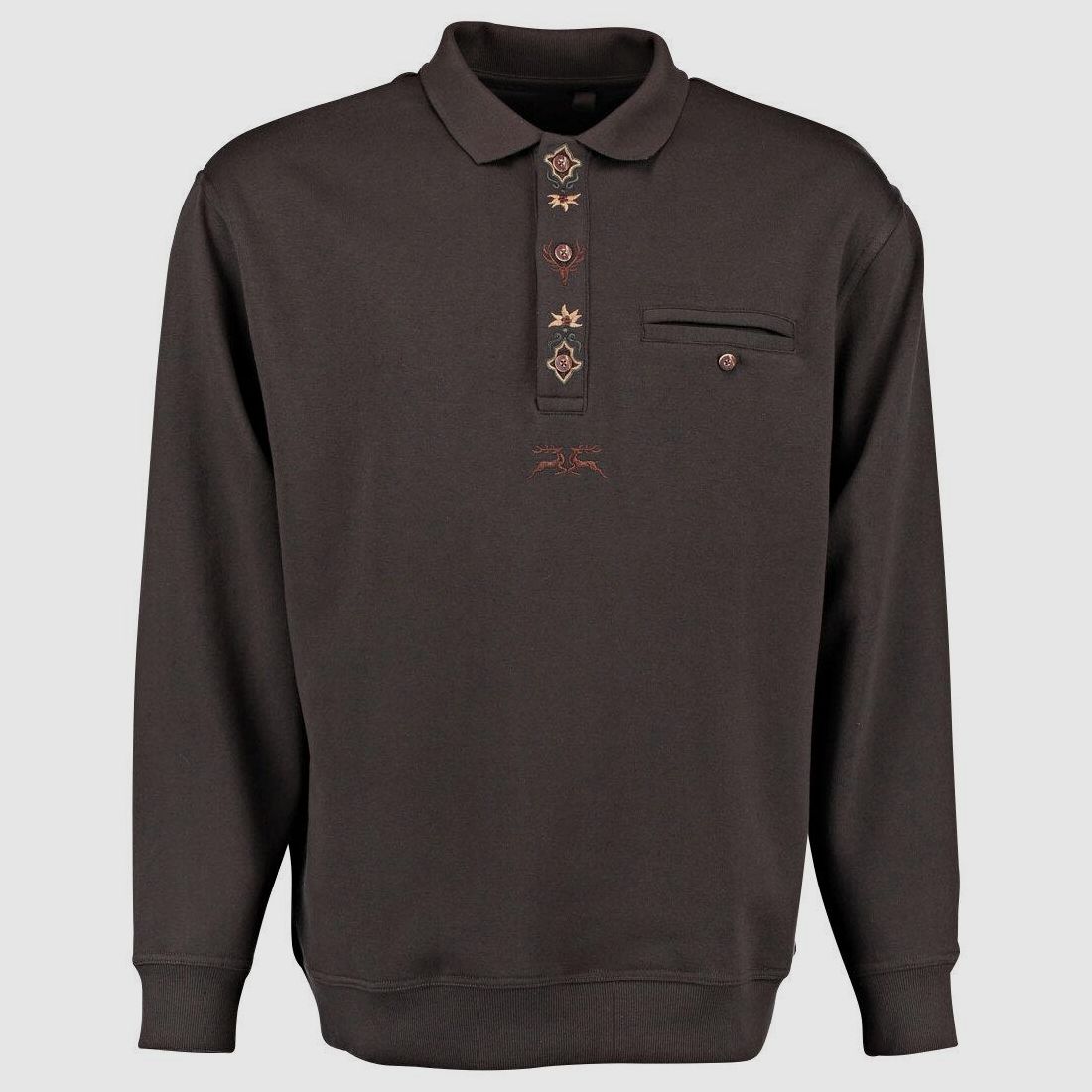 Shuro Sweatshirt 1/1 Arm Heren (Trachtengroen)