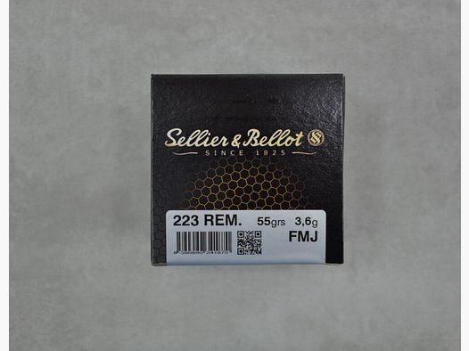 Sellier & Bellot FMJ .223 Rem. 55gr *800 piezas*