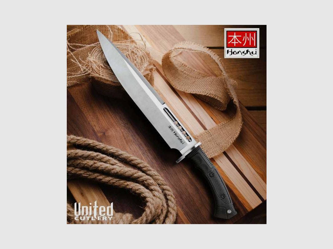 United Cutlery Honshu Boshin Toothpick Messer mit Lederscheide