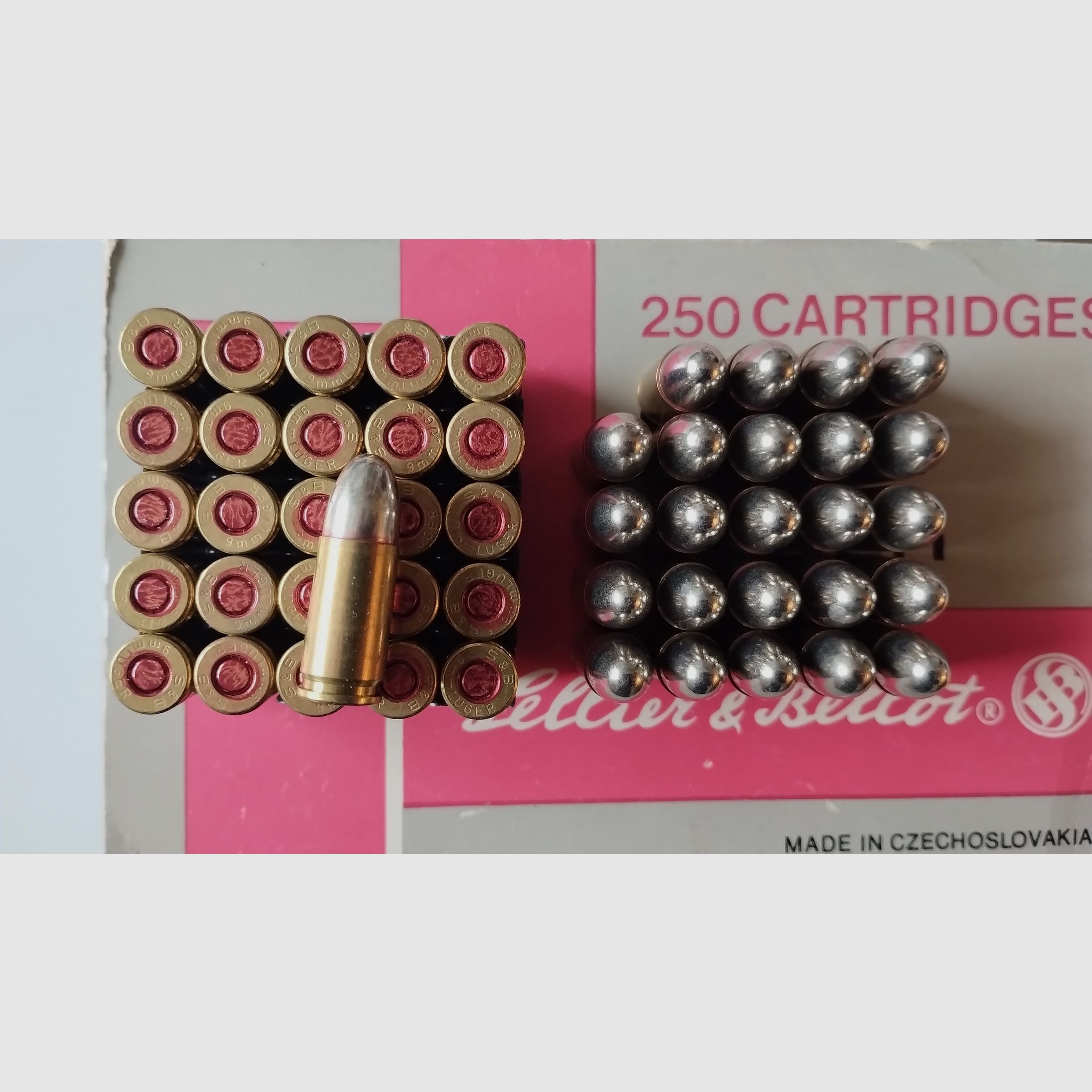 9mm Luger S&B pełnopłaszczowe 425 nabojów