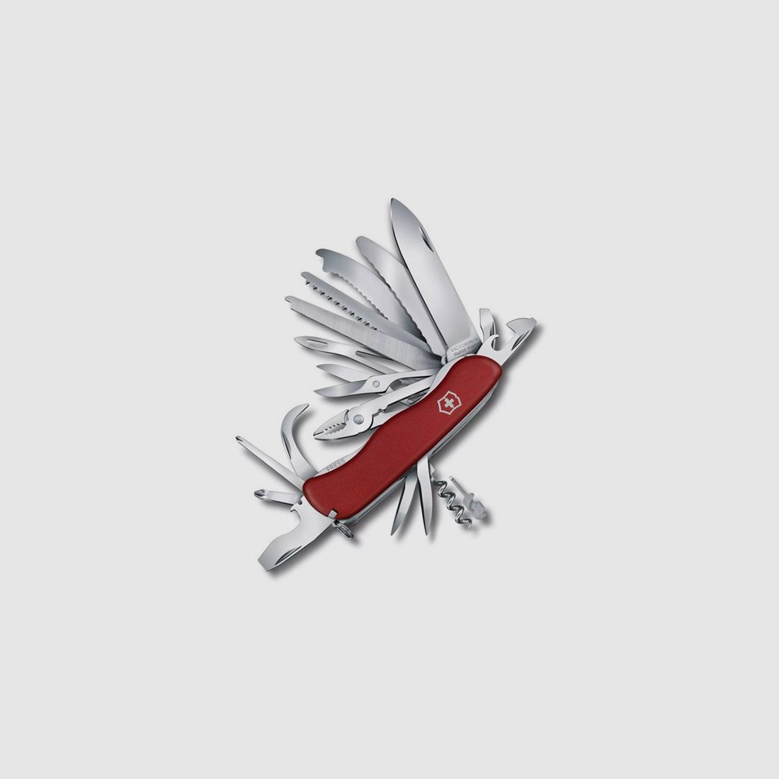 Multitools Victorinox Schweizer Taschemesser Work Champ XL LĂ¤nge 11,1 cm rot 31  Funktionen (P18)