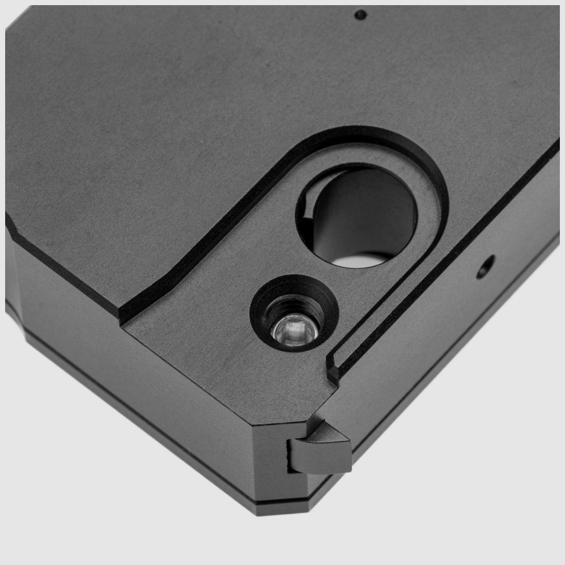 RECHTECKIGES MAGAZIN AEA HP MAX 1 und 2 | links | CNC - ALUMINIUM | 9mm | 8 Schuss