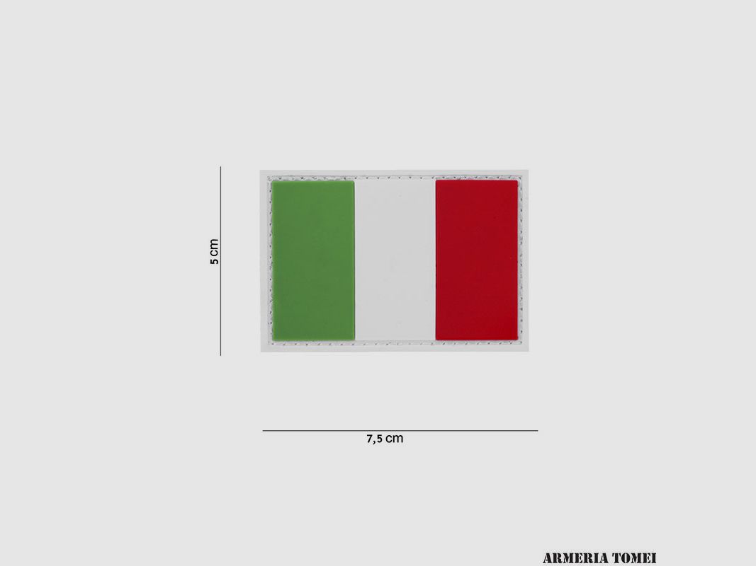PATCH – 3D PVC BANDIERA ITALIA #13054
