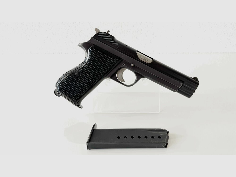 SIG P 210 Serie 4 con 2º cargador número coincidente Suiza 9mm Luger